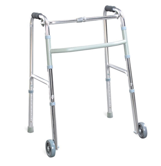 Moving walker with wheels